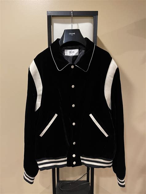 varsity jacket celine|celine corduroy teddy jacket.